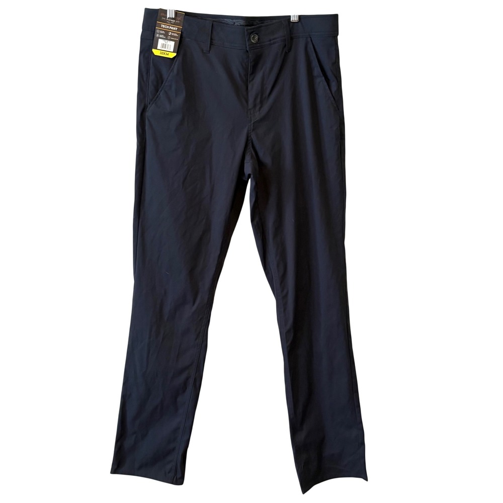 NWT Weatherproof Vintage Men's Dark Grey Regular Fit Tech Pant in Size‎ 32x34
